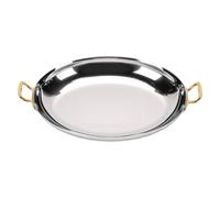 Aramox Stainless Steel Fish Roasting Pan, Oval Skillet with Dual Handles | 304 Steel Construction Resists Rust, Even Heat Distribution for Seafood Steak, Riveted Base Stays Steady, Side Handles Ease