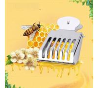 Aramox Stainless Steel Queen Bee Catcher Clip Beekeeping Tool with Catching Cage, Beekeeper Equipment for Quick And Safe Bee Catching (1 Pack)