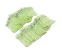 Aramox Star Pattern Drawstring Mesh Bags, 50PCS Transparent Wedding Candy Bags with Satin Bow Ties for Small Gifts, Pretty Star Pattern, Exquisite Packaging (Light Green)