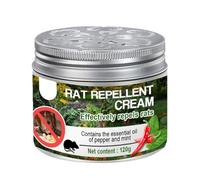 Aramox Strong Rat Cream Powerful Rodent Cream 120g Long Lasting Natural Essential Oils Mouse with Metal Shell for Cars Home Garage Basement Attic Shed Barn