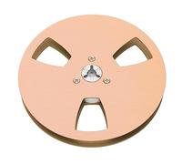 Aramox Sturdy Structure, Aviation AluminumMade of 1/4 5 Inch Universal Empty Tape Reel Sound Recording Disc Opening Part Aluminum Alloy, Improve Sound Quality, Universal Replacement (Gold)