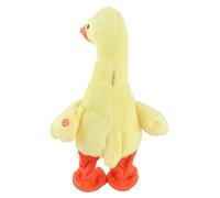 Aramox The Talking Singing and Walking Duck Funny Electric Toy, Soft Material, Great for Early Speaking Skills Practice