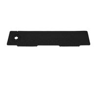 Aramox Thicker Premium Silicone Faucet Mat, Double Sided Sink Splash Guard Mat, Easy Draining Drip Catcher Tray for Kitchen and Bathroom, Dishwasher Safe Sponge Holder (Black)