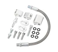 Aramox Throttle Body Bypass Hose Kit, Metal Coolant Crossover Hose for LS Series Engines with Easy Installation and Improved Performance