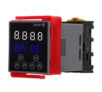 Aramox Time Delay Relay Multifunctional Timer Relay Digital LCD Display Fire Retardant Housing For Automation Equipment Control (AC220V)