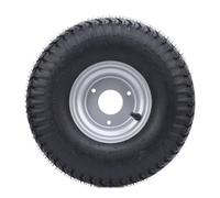Aramox Tires and Wheels, 15x6.00 6 Inch Lawn Tractor Front Tire Wheel Assembly Compatible with Lawn Tractor Garden Mower