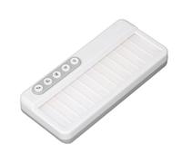 Aramox Toddler Musical Toy Keyboard with Colorful Light, Baby Piano Instrument for Boys and Girls Over 1 Year Old, Early Education Toy for Musical Sense, ABS Material (White)