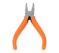 Aramox Transverse End Cutter Plier, 60CRV Flush Jaw Wire Cutter 4mm Right Angle Spring Loaded Non Slip Grip for Jewelry Making PCB Pin Electronic Repair