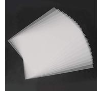 Aramox Unleash Your Creativity with 10PCS Shrink Plastic Sheet Draw, Bake, Decorate for Crafts, DIY Accessories (0.3mm Translucent-coarse Grinding 20x29cm)