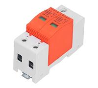 Aramox Voltage Arrester Device 2P DC Photovoltaic Protector 1000V 20KA 40KA for Solar Power System Home Industrial Rail Installation with Visual Window