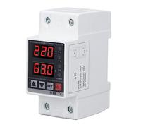 Aramox Voltage Protective Device Protector, Voltage Protective Device Switch AC with Overvoltage Protection for Electrical Appliances (63A)