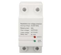 Aramox Voltage Protective Device, Self Resetting Auto Over Under Voltage Protector with Light Retardant Material for AC 50Hz (Down Input and Up Output)