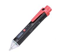 Aramox Voltage Tester Pen Digital NonContact Current Detector Electric Tester Pen with LCD Screen Sound Light Alarm AC 12-1000V for Electricians Home Use (Black+Red)