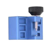 Aramox Watch Buckle Press Set Aluminum Alloy Watch Buckle Press Tool Radian Positioning for Strap Pin Removal Length Adjustment and Repair Use (Blue)
