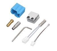 Aramox Wear Resistant Metal Hot End Nozzle Kit, 0.4mm Brass Nozzle Compatible with Sidewinder X1 X2 3D Printers, Various Filaments Supported for 3D Printing, Precise Printing and High