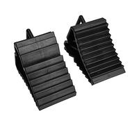 Aramox Wheel Chocks, ABS Plastic Tire Stopper, Heavy Duty Non Slip Block for Vehicle Stabilization, 15.5 * 9 * 9.8cm for Car and Trailer Parking