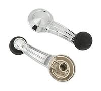 Aramox Window Crank Handle, Metal Chrome Replacement for Various Models, Durable Design, Easy Installation, Suitable for Eldorado and More