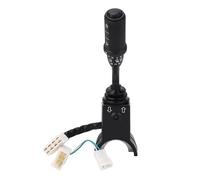 Aramox Wiper Light Switch Column for JCB Backhoe Loader Aluminum Alloy Turn Lights and Wiper for Models 3CX 4CX 3D2 3CX2 4C2