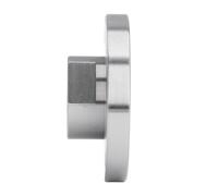 Aramox Wood Lathe Steel Faceplate, 3in Alloy with 4 Screw Holes, Ideal for Small Bowl Turning and Woodworking Projects