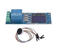 Aramox ZW101 Fingerprint Relay Module, Single Channel with OLED Display, Biometric Access Control for Safety Box and Smart Devices