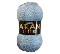 Aran 400g with Wool,Woolcraft Yarn, 30 Colour's (Fisher 900)
