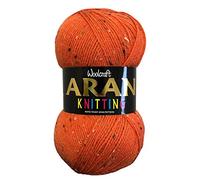 Aran 400g with Wool,Woolcraft Yarn, 30 Colour's (Shubunkin 905)