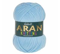 Aran 400g Wool/Knitting Yarn (Baby Blue (19))