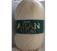 Aran 400g Wool/Knitting Yarn (Cream 400)
