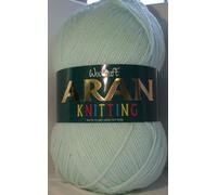 Aran 400g Wool/Knitting Yarn (Mint (460))