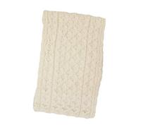 Aran Crafts One Size Irish Soft Cable Knitted Wool Honeycomb Scarf 9x60(HCS-NAT)