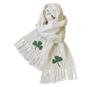 Aran Cream Shamrock Scarf by Patrick Francis Ireland