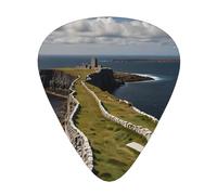 Aran Islands Patterned Guitar Picks - 12-Piece Set with 3 Different Thicknesses, Suitable for Electric and Acoustic Guitars