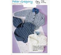 Aran Knitting Pattern for Childs Hooded Sweater Jackets 20"-30" Chest 7192