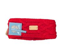 Aran Ladies Fleece Lined Headband with Traditional Cable Knit Design | Warm Winter Ear Warmer for Women | Soft Insulated Knit Head Wrap for Outdoor Wear, Hiking & Everyday Cold Weather Comfort