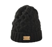 Aran Traditions Aran Cable Knit Beanie Hat - Black