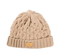 Aran Traditions Aran Cable Knit Beanie Hat in Natural Aran Traditions Natural One Size