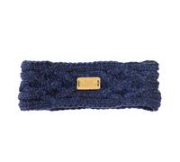 Aran Traditions Aran Cable Knit Headband - Navy Mix