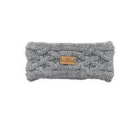Aran Traditions Aran Cable Knit Headband - Silver Grey