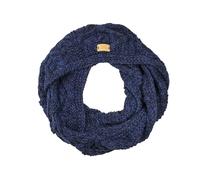 Aran Traditions Aran Cable Knit Snood - Navy Mix