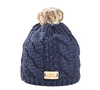 Aran Traditions Aran Cable Tammy Hat - Navy Mix