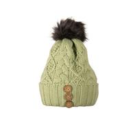 Aran Traditions Aran Diamond Cable Button Hat - Laurel