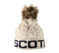 Aran Traditions Aran Diamond Cable SCOTLAND Pom Pom Hat - Cream