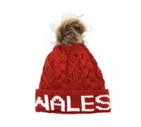 Aran Traditions Aran Diamond Cable Wales Pom Pom Hat