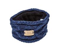 Aran Traditions Aran Junior Cable Knit Headband - Navy Mix - 7-9yrs
