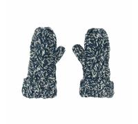 Aran Traditions Aran Junior Cable Mittens - Navy Mix