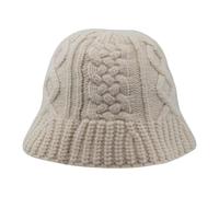 Aran Traditions Aran Knitted Bucket Hat - Cream