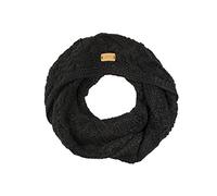 Aran Traditions Cable Knit Snood Scarf (Black)