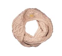 Aran Traditions Cable Knit Snood Scarf (Blush)