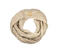 Aran Traditions Cable Knit Snood Scarf (Oatmeal)
