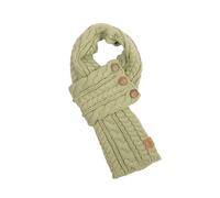 Aran Traditions Cable Knit Wrap Button Scarf